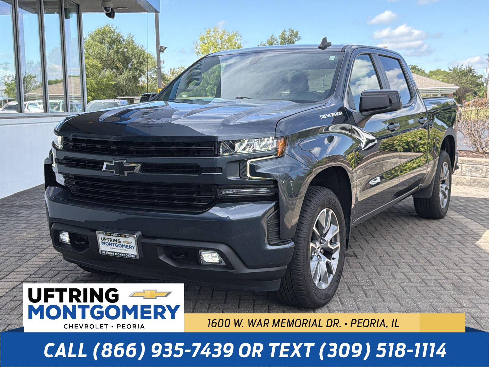 Shadow Gray Metallic 2022 Chevrolet Silverado 1500 Pickup Truck Four-Wheel Drive 8-Speed Automatic
