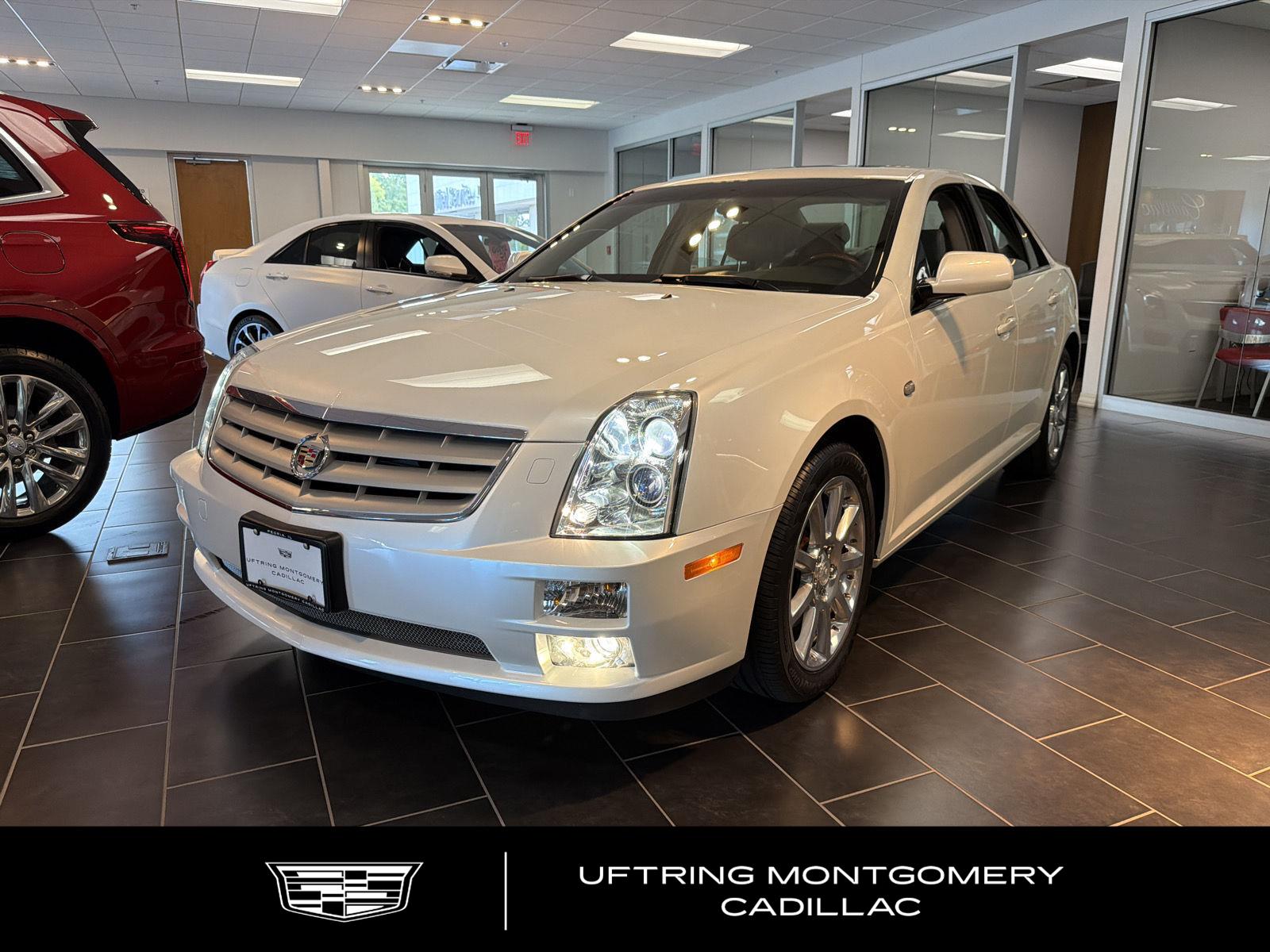 White Diamond 2005 Cadillac STS Sedan Rear-Wheel Drive 5-Speed Automatic