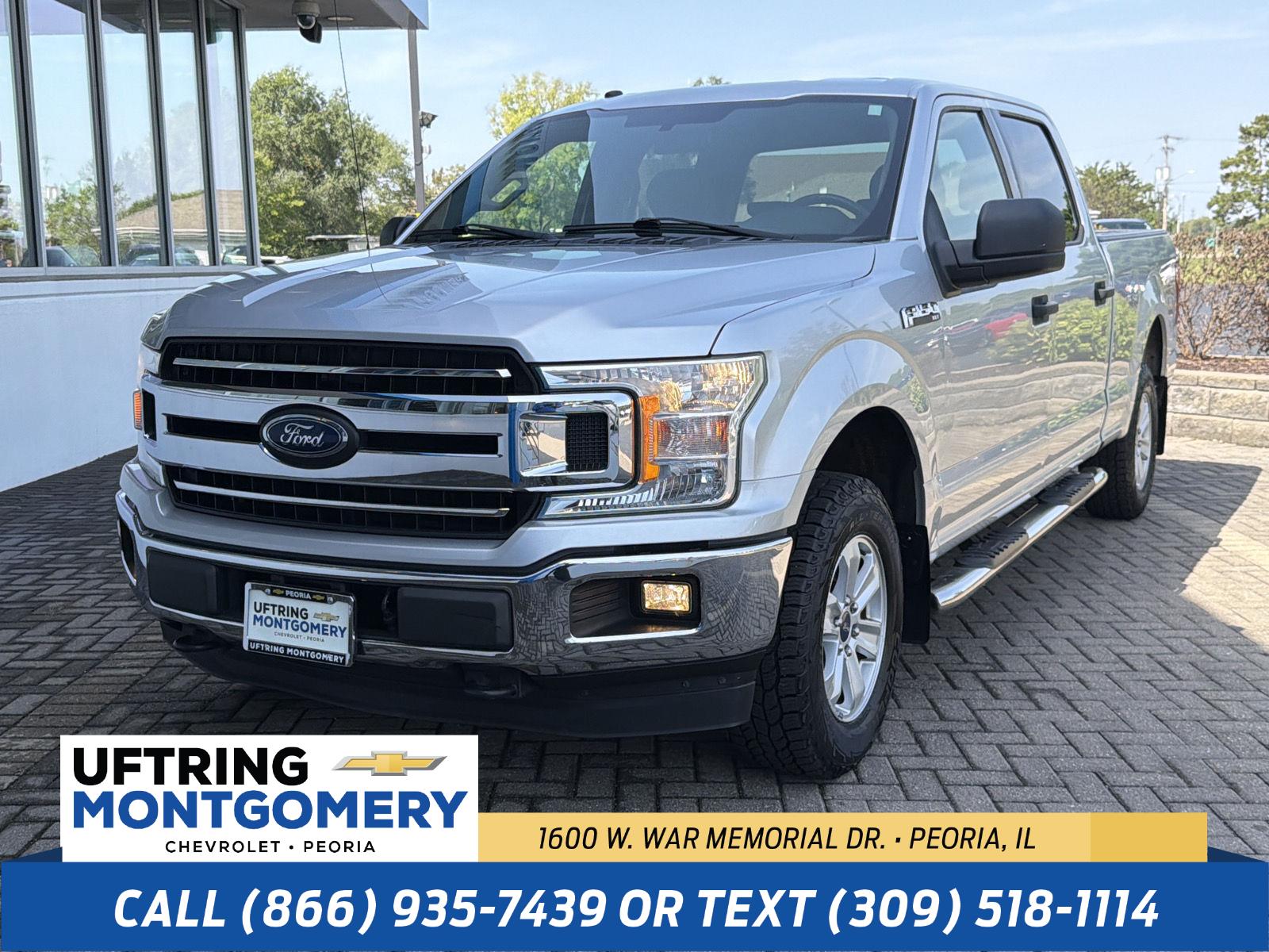 Ingot Silver Metallic 2018 Ford F-150 Pickup Truck Four-Wheel Drive Automatic