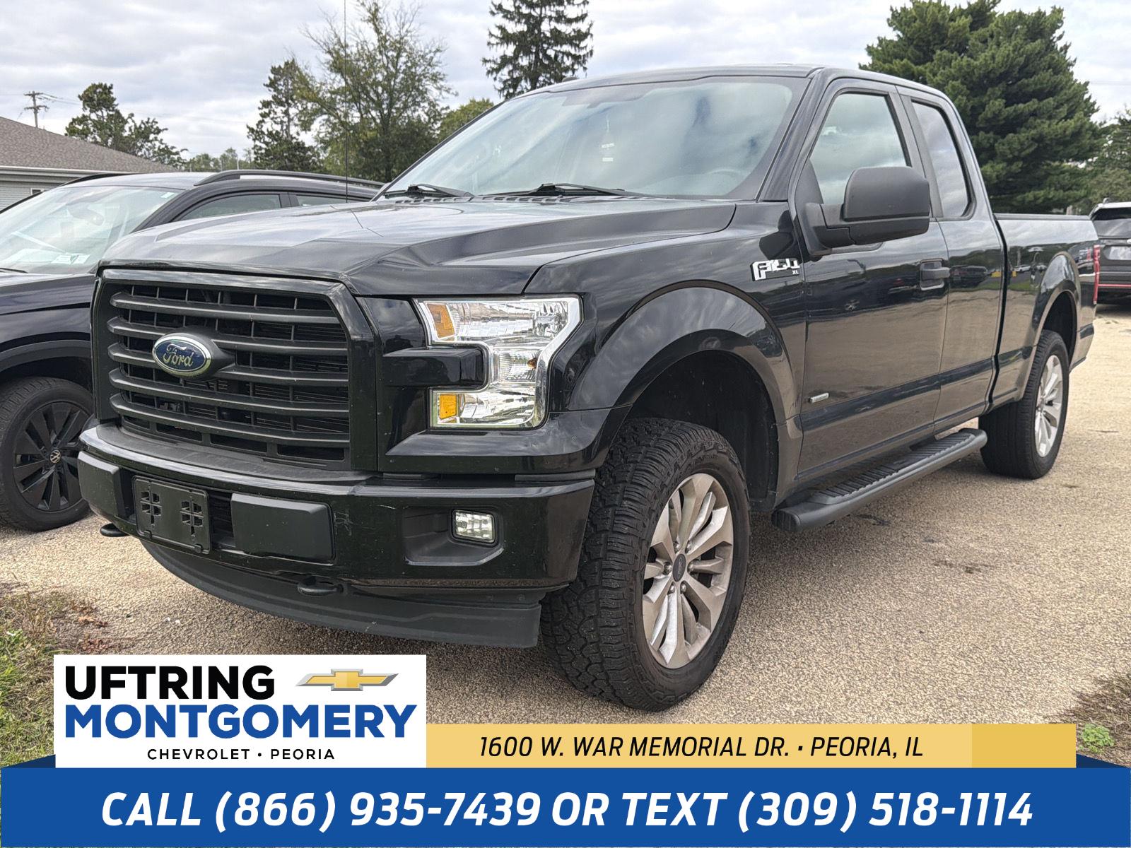 Shadow Black 2017 Ford F-150 Pickup Truck Four-Wheel Drive 6-Speed Automatic