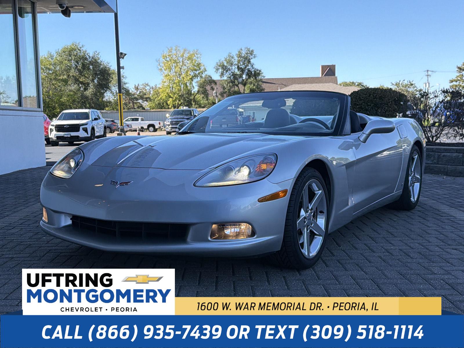 Machine Silver Metallic 2006 Chevrolet Corvette Convertible Rear-Wheel Drive 6-Speed Automatic