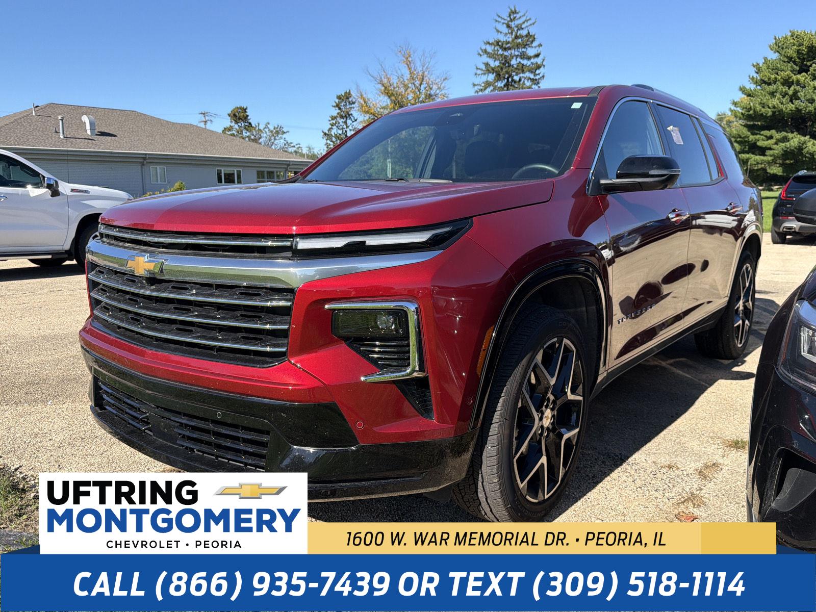 Radiant Red Tintcoat 2026 Chevrolet Traverse SUV / Crossover Four-Wheel Drive 8-Speed Automatic