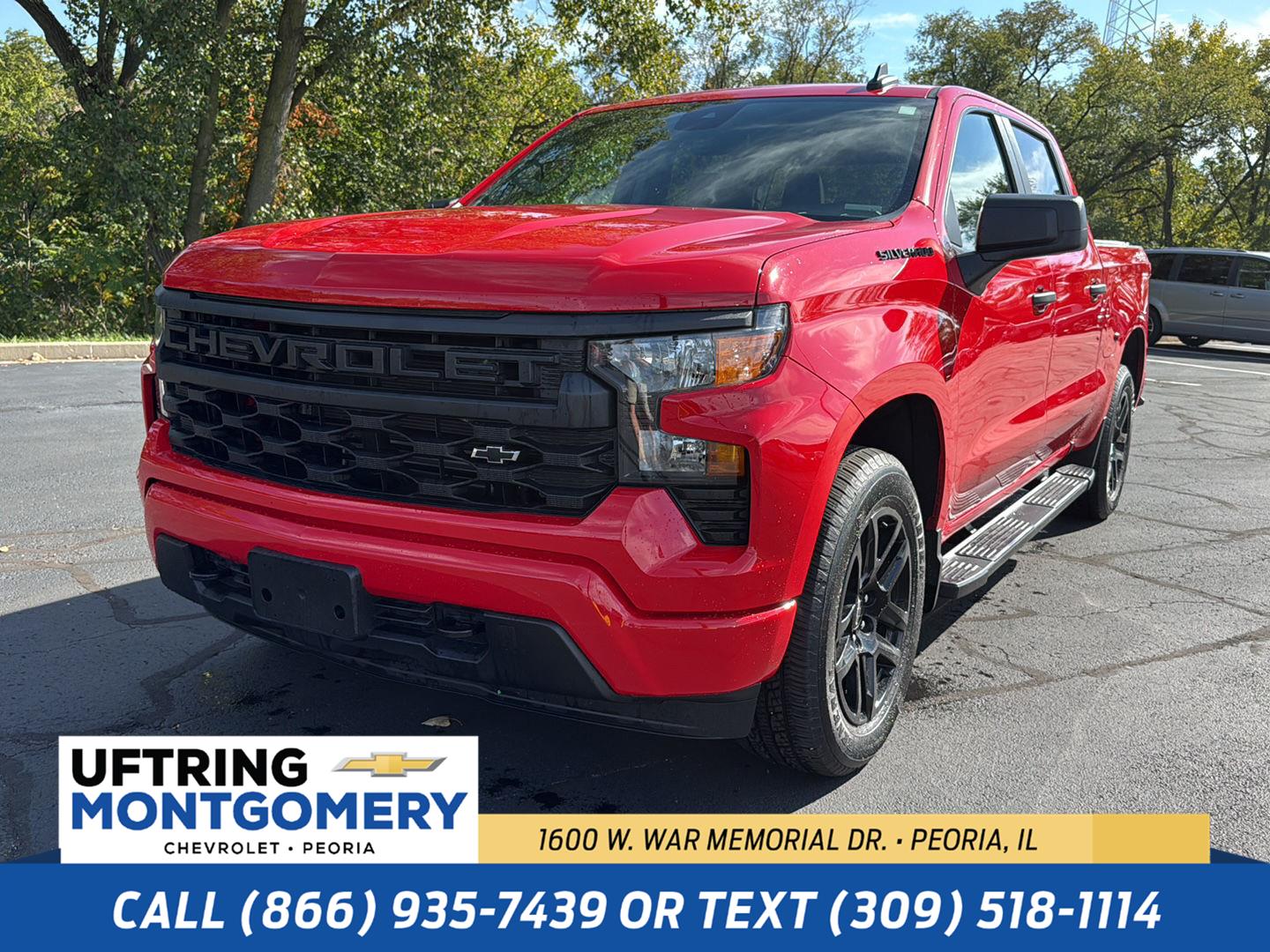 Red Hot 2024 Chevrolet Silverado 1500 Pickup Truck Four-Wheel Drive 8-Speed Automatic