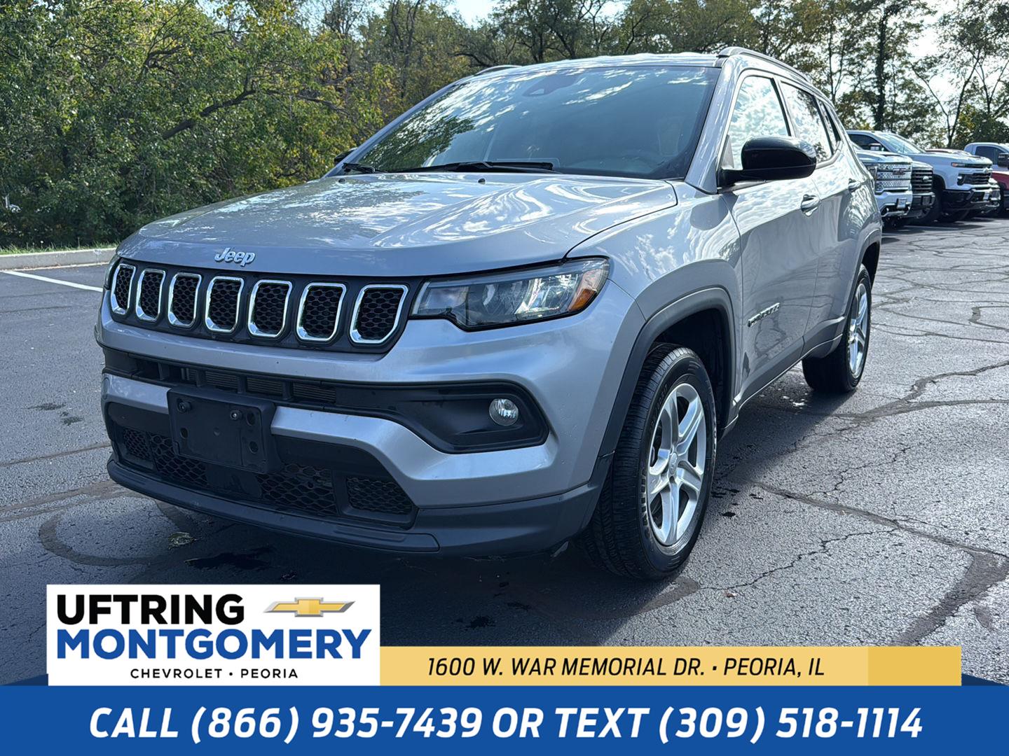Baltic Gray Metallic Clearcoat 2024 Jeep Compass SUV / Crossover Four-Wheel Drive 8-Speed Automatic