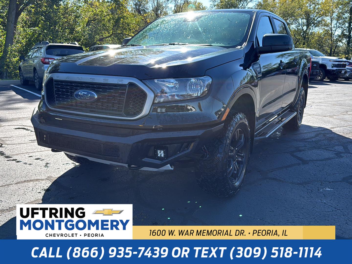 Shadow Black 2020 Ford Ranger Pickup Truck Four-Wheel Drive Automatic