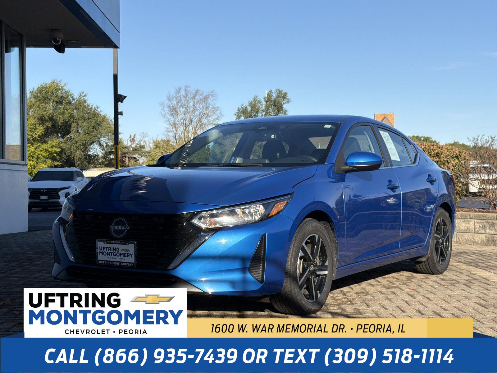 Electric Blue Metallic 2024 Nissan Sentra Sedan Front-Wheel Drive Continuously Variable Transmission