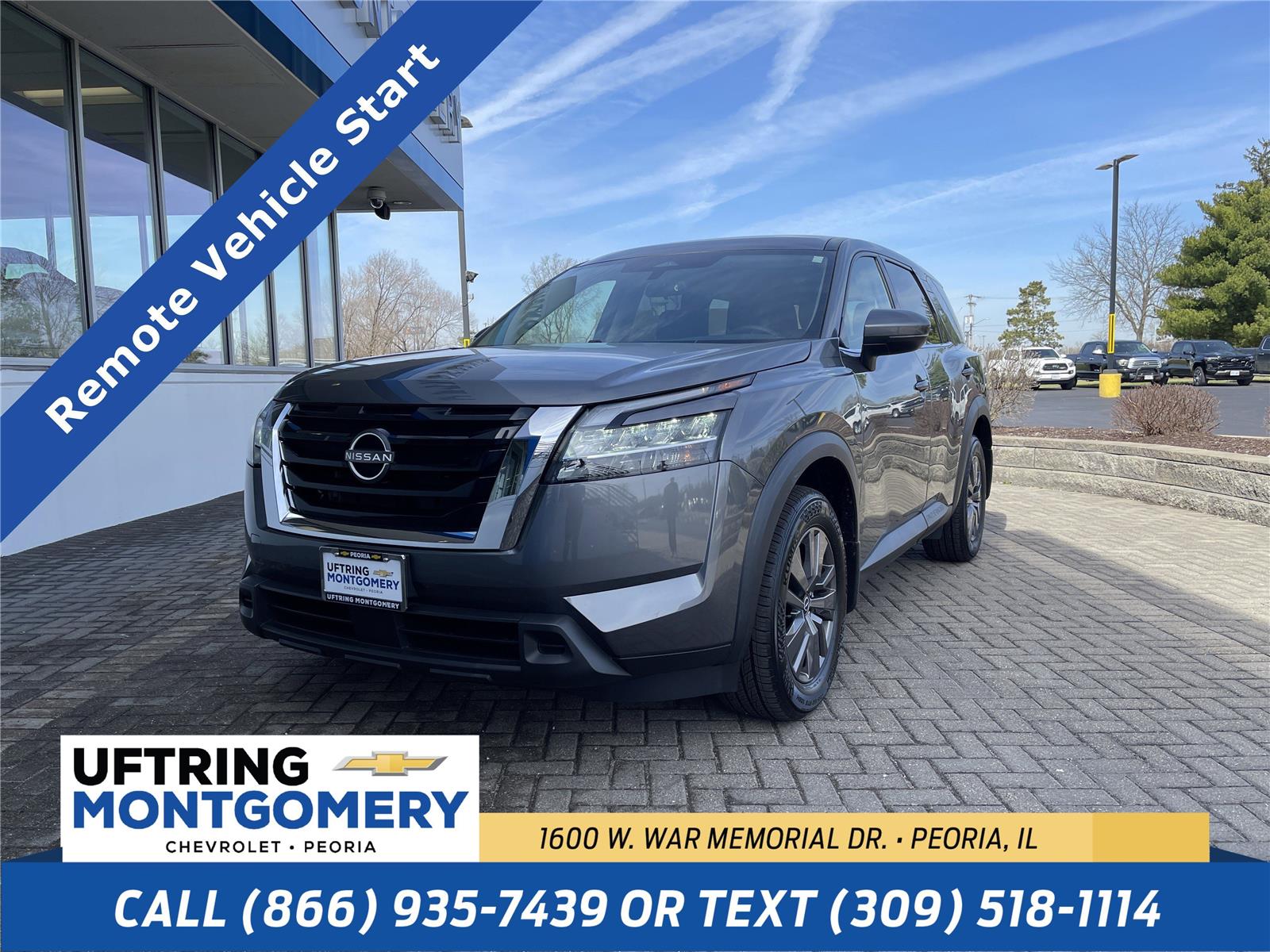 Gray (Gun Metallic) 2022 Nissan Pathfinder S FWD SUV / Crossover Front-Wheel Drive Automatic