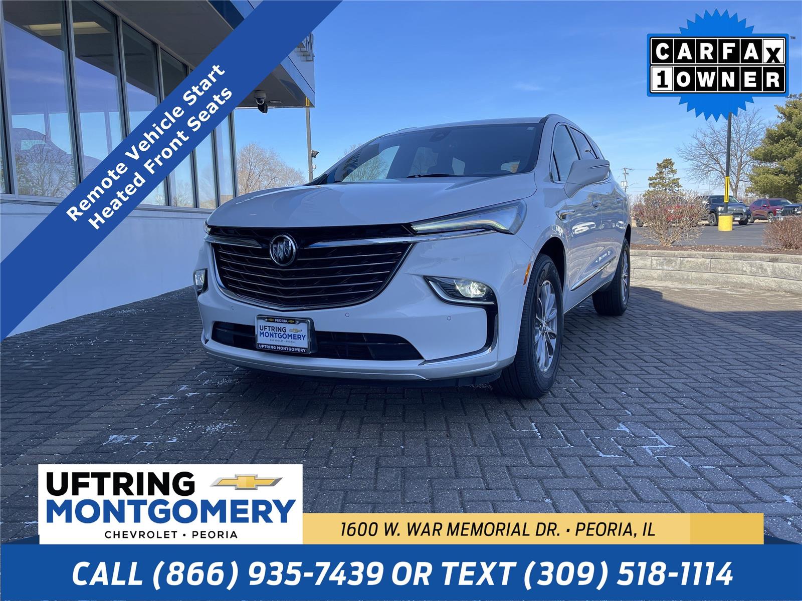 Summit White 2023 Buick Enclave Essence FWD SUV / Crossover Front-Wheel Drive 9-Speed Automatic