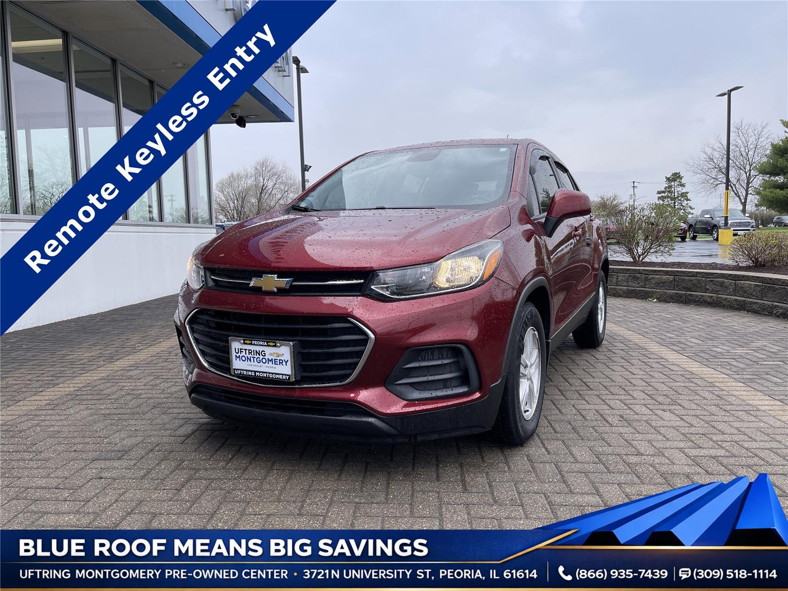 Red (Crimson Metallic) 2021 Chevrolet Trax LS FWD SUV / Crossover Front-Wheel Drive 6-Speed Automatic