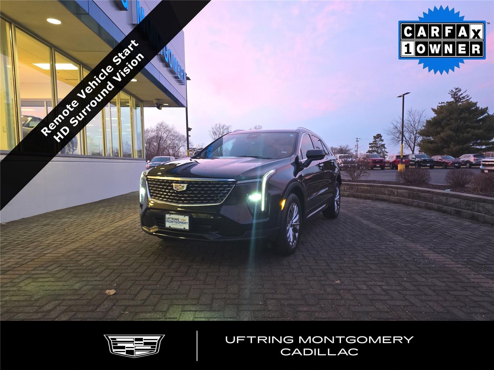 Stellar Black Metallic 2025 Cadillac XT4 Premium Luxury FWD SUV / Crossover Front-Wheel Drive 9-Speed Automatic