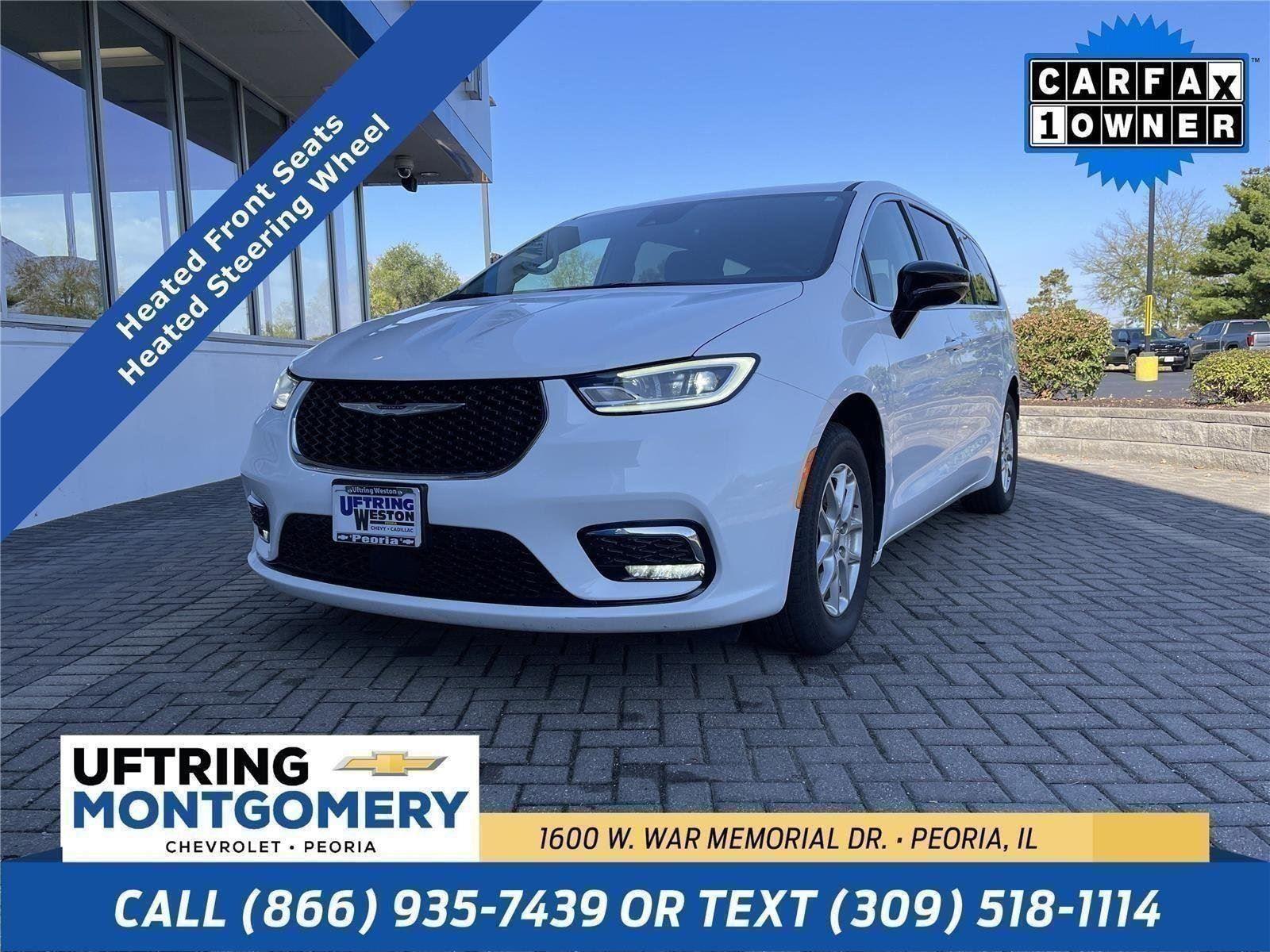 Bright White Clearcoat 2024 Chrysler Pacifica Touring L FWD Minivan Front-Wheel Drive 9-Speed Automatic