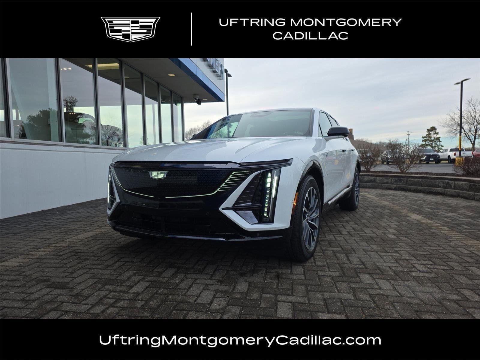 Crystal White Tricoat 2025 Cadillac LYRIQ Sport 1 AWD SUV / Crossover All-Wheel Drive Automatic