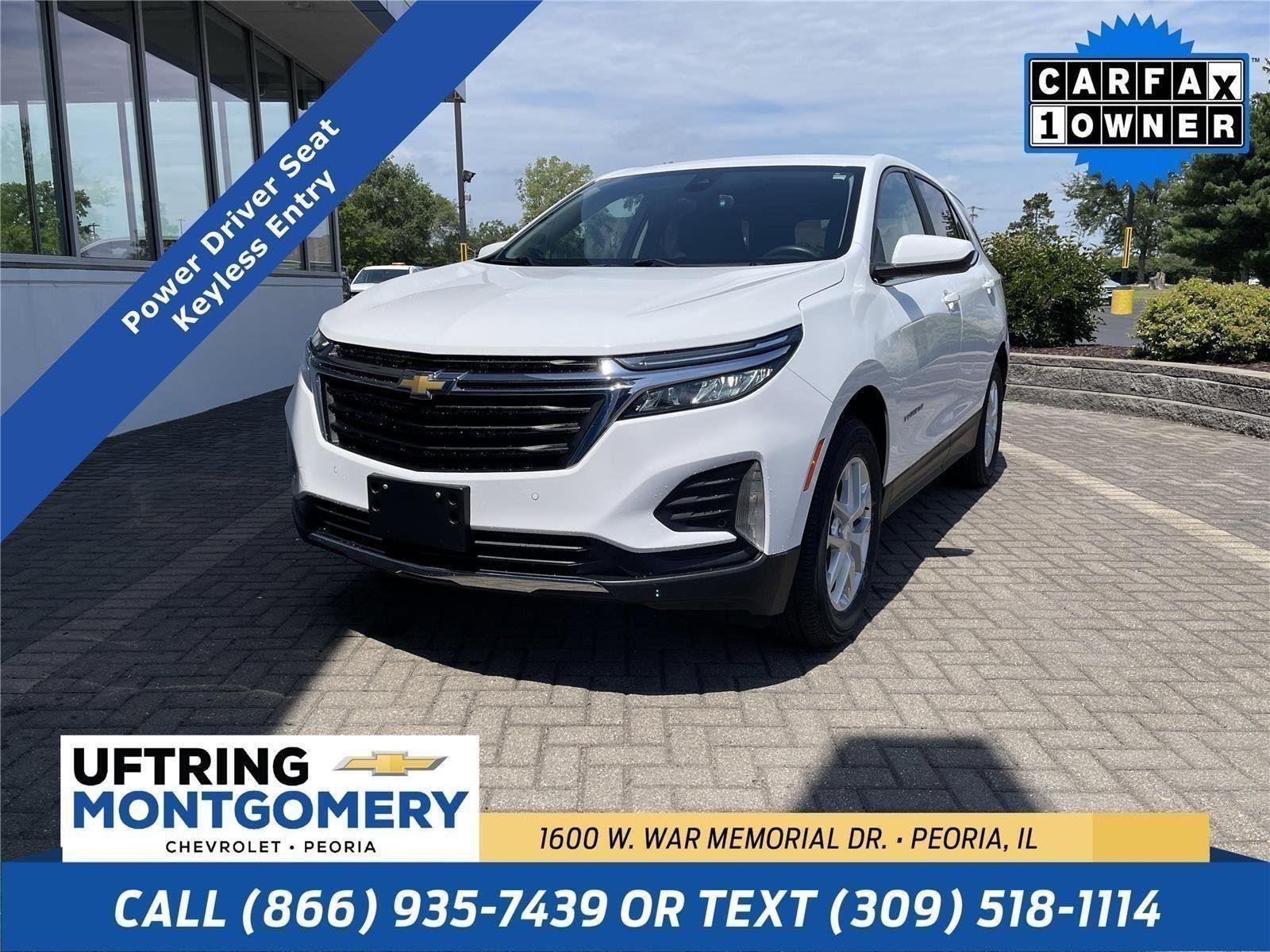 Summit White 2023 Chevrolet Equinox LT AWD with 1LT SUV / Crossover Four-Wheel Drive 6-Speed Automatic Overdrive