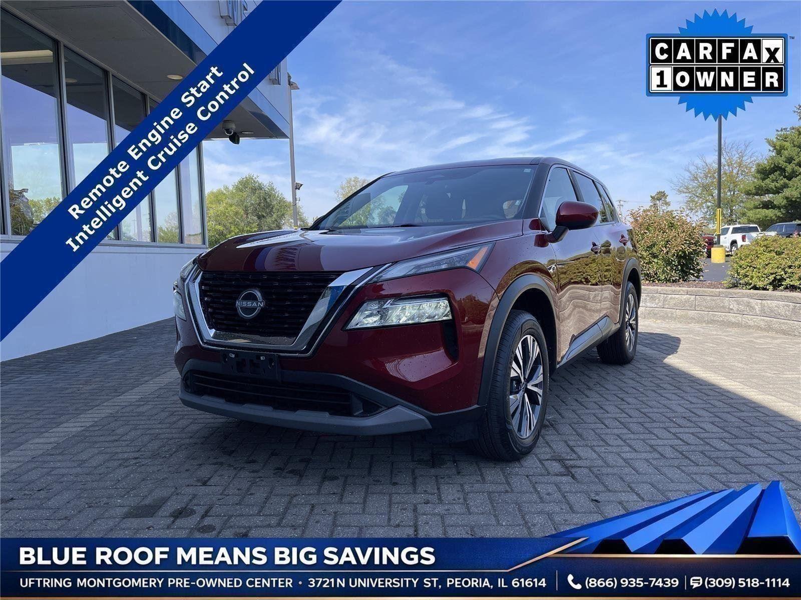 Red (Scarlet Ember Tintcoat) 2023 Nissan Rogue SV AWD SUV / Crossover All-Wheel Drive Continuously Variable Transmission