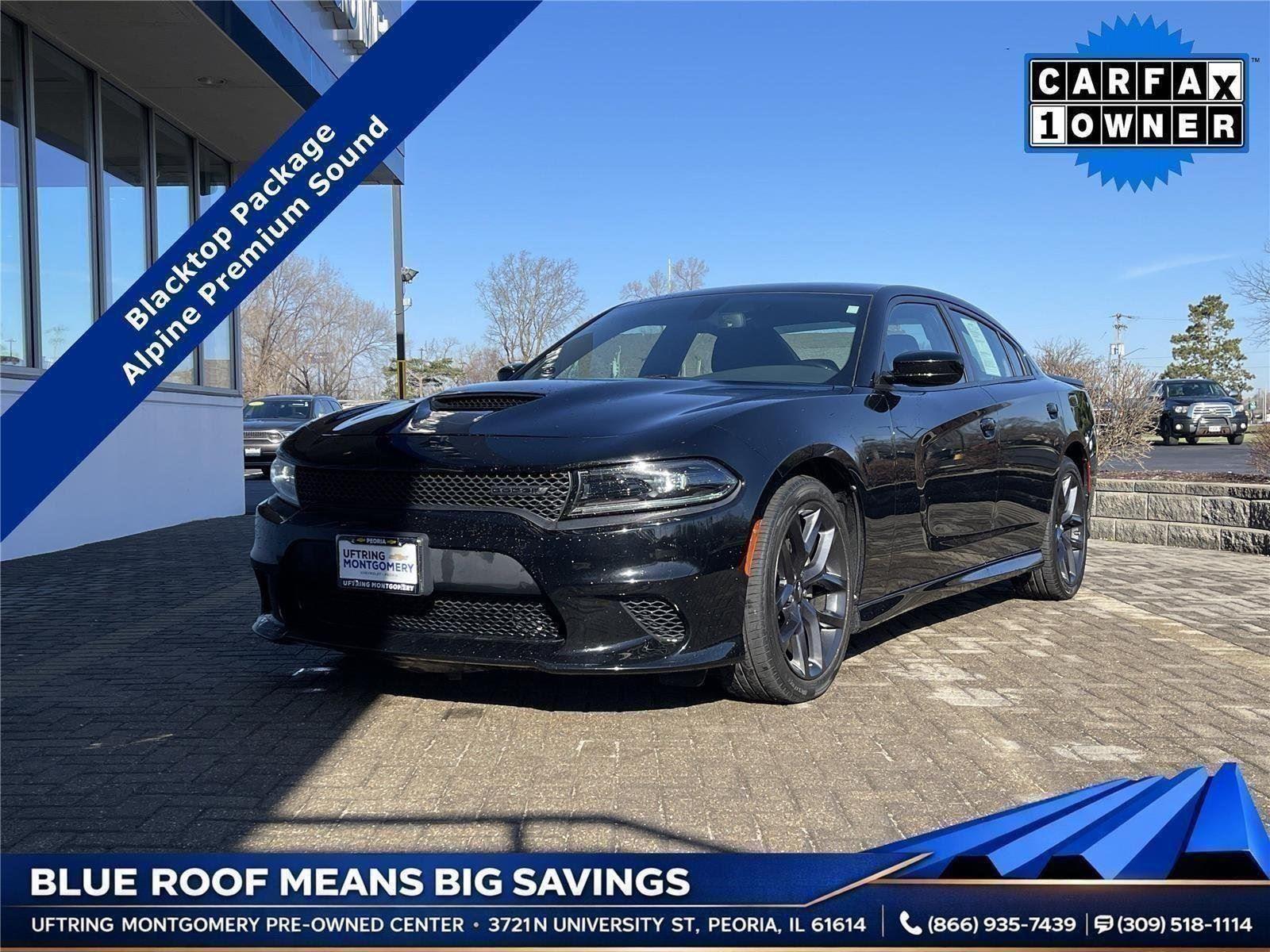 Pitch Black Clearcoat 2023 Dodge Charger GT RWD Sedan Rear-Wheel Drive 8-Speed Automatic