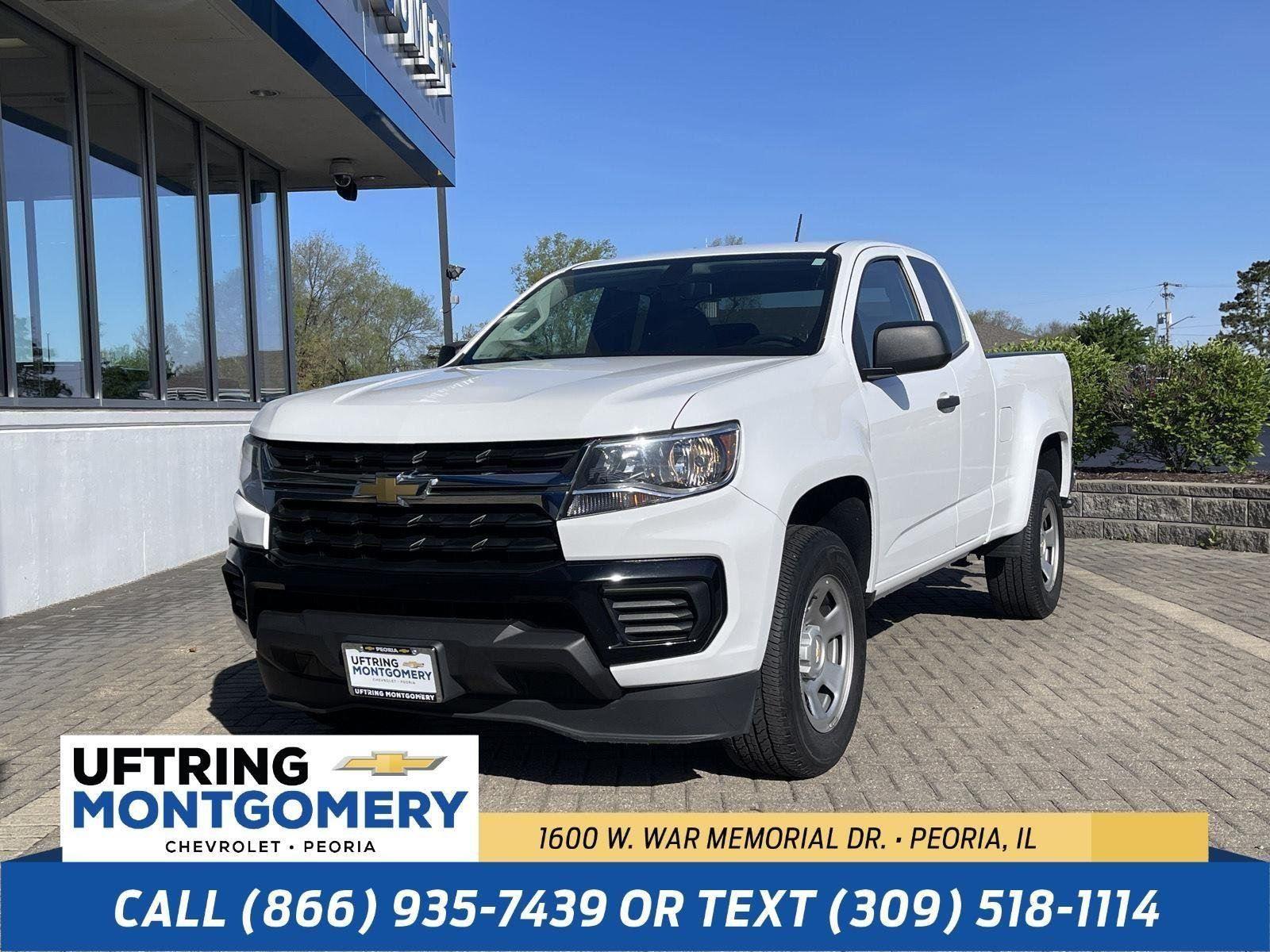 Summit White 2022 Chevrolet Colorado Work Truck Extended Cab RWD Pickup Truck 4X2 6-Speed Automatic