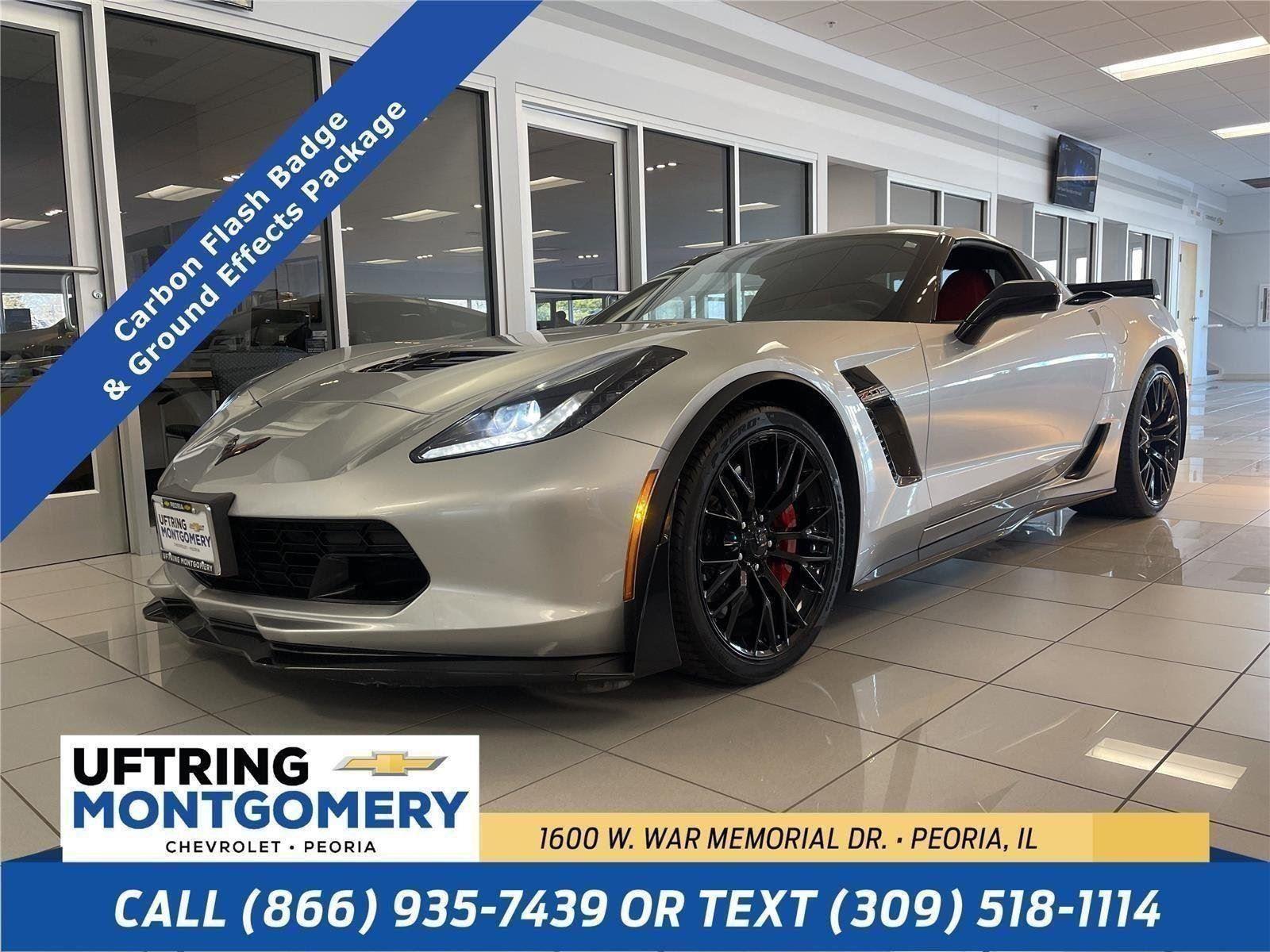 Blade Silver Metallic 2016 Chevrolet Corvette Z06 1LZ Coupe RWD Coupe Rear-Wheel Drive 8-Speed Automatic
