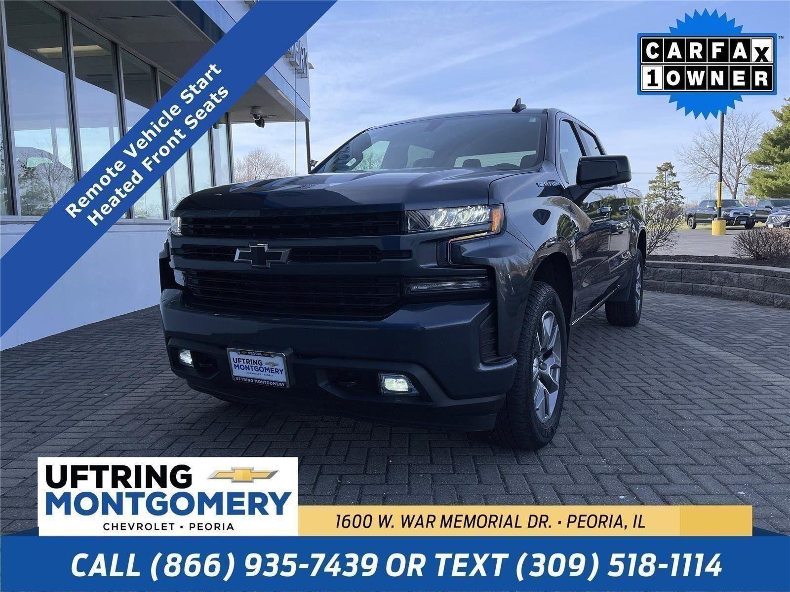 Shadow Gray Metallic 2022 Chevrolet Silverado 1500 Pickup Truck Four-Wheel Drive 8-Speed Automatic