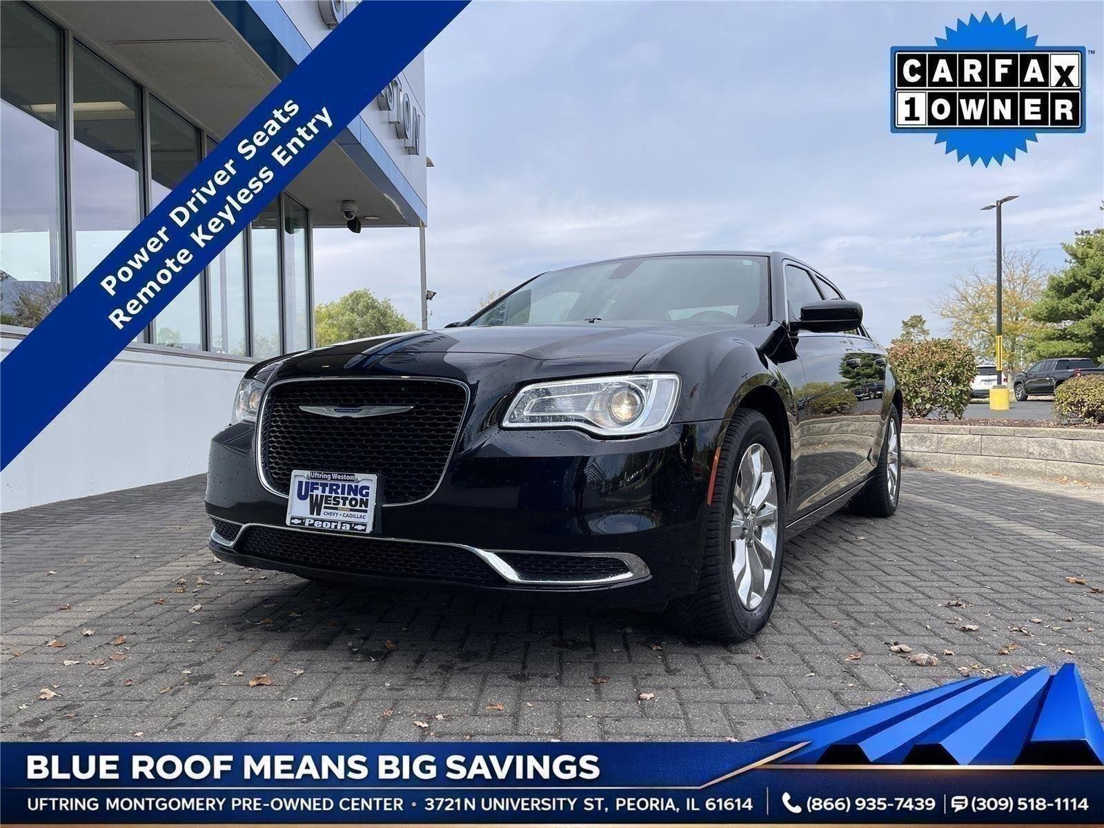 Gloss Black 2022 Chrysler 300 Touring AWD Sedan All-Wheel Drive 8-Speed Automatic