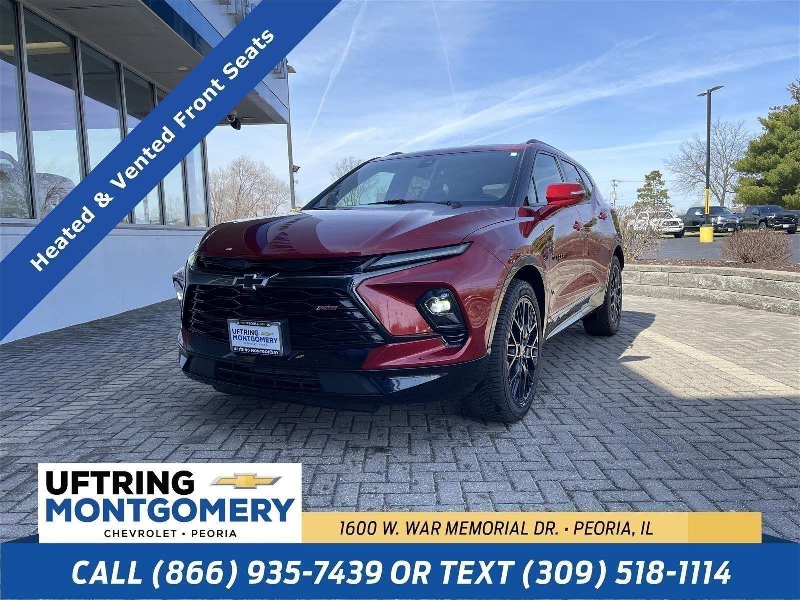 Radiant Red Tintcoat 2023 Chevrolet Blazer RS AWD SUV / Crossover All-Wheel Drive 9-Speed Automatic