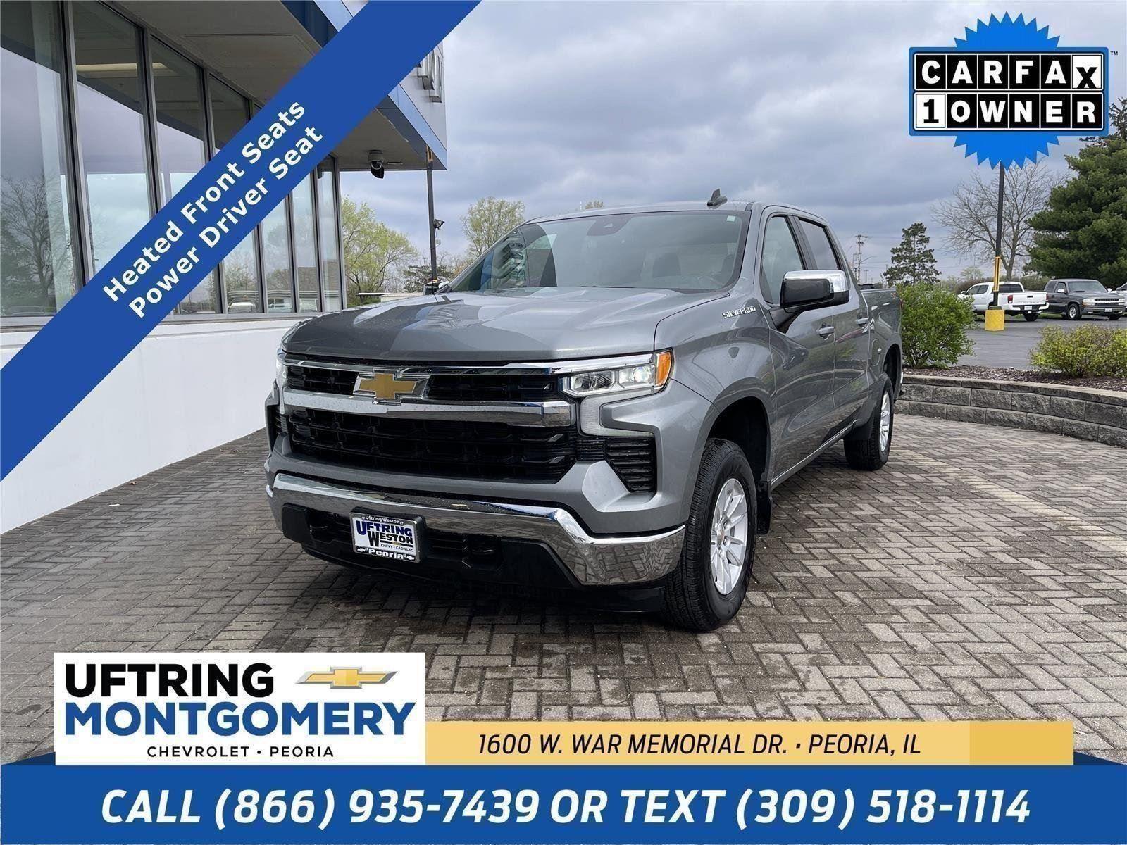 Sterling Gray Metallic 2025 Chevrolet Silverado 1500 Pickup Truck Four-Wheel Drive Automatic