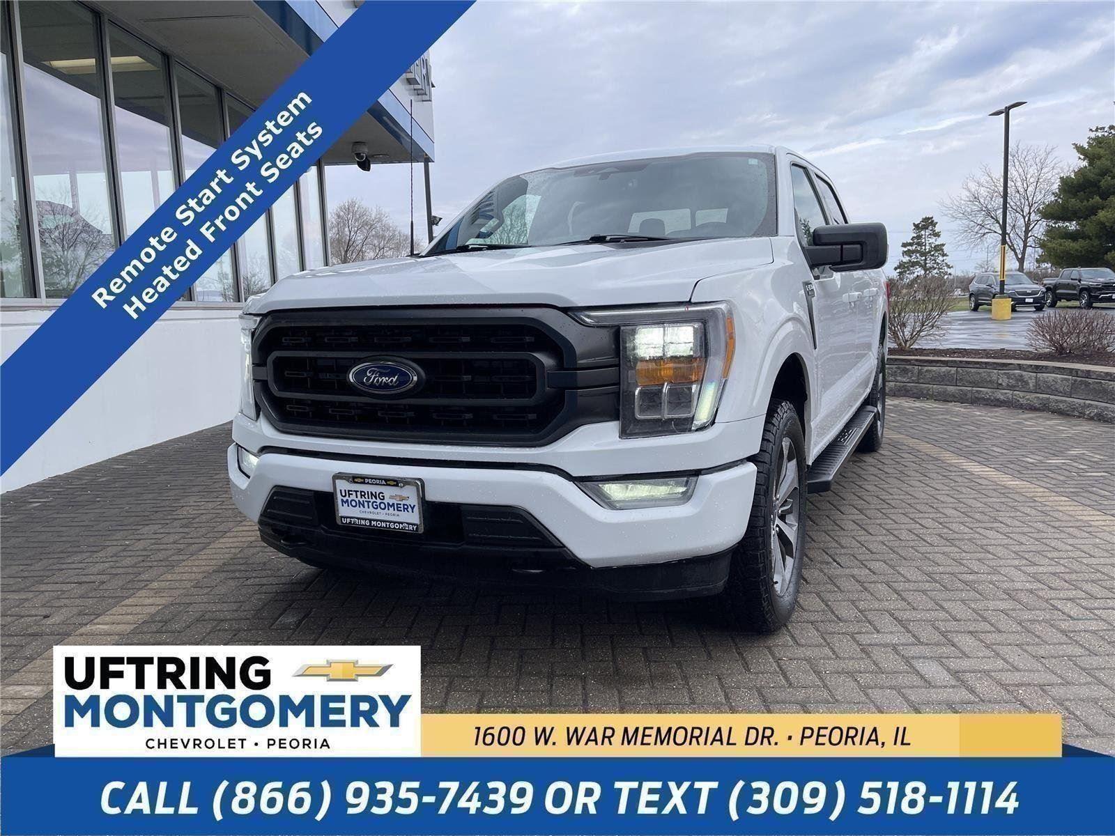 Iconic Silver Metallic 2023 Ford F-150 Pickup Truck Four-Wheel Drive Automatic