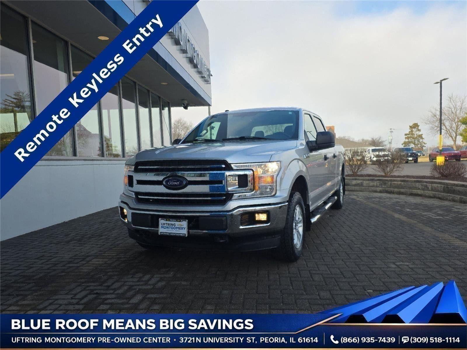 Ingot Silver Metallic 2018 Ford F-150 Pickup Truck Four-Wheel Drive Automatic