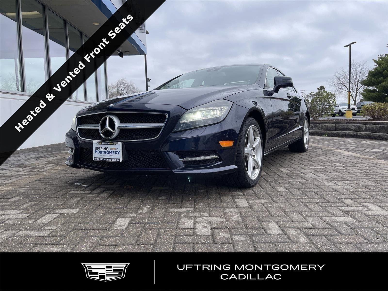 Lunar Blue Metallic 2014 Mercedes-Benz CLS 550 4MATIC Sedan All-Wheel Drive Automatic