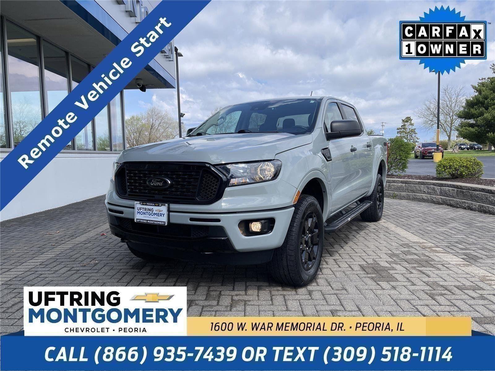 Cactus Gray 2023 Ford Ranger Pickup Truck Four-Wheel Drive Automatic