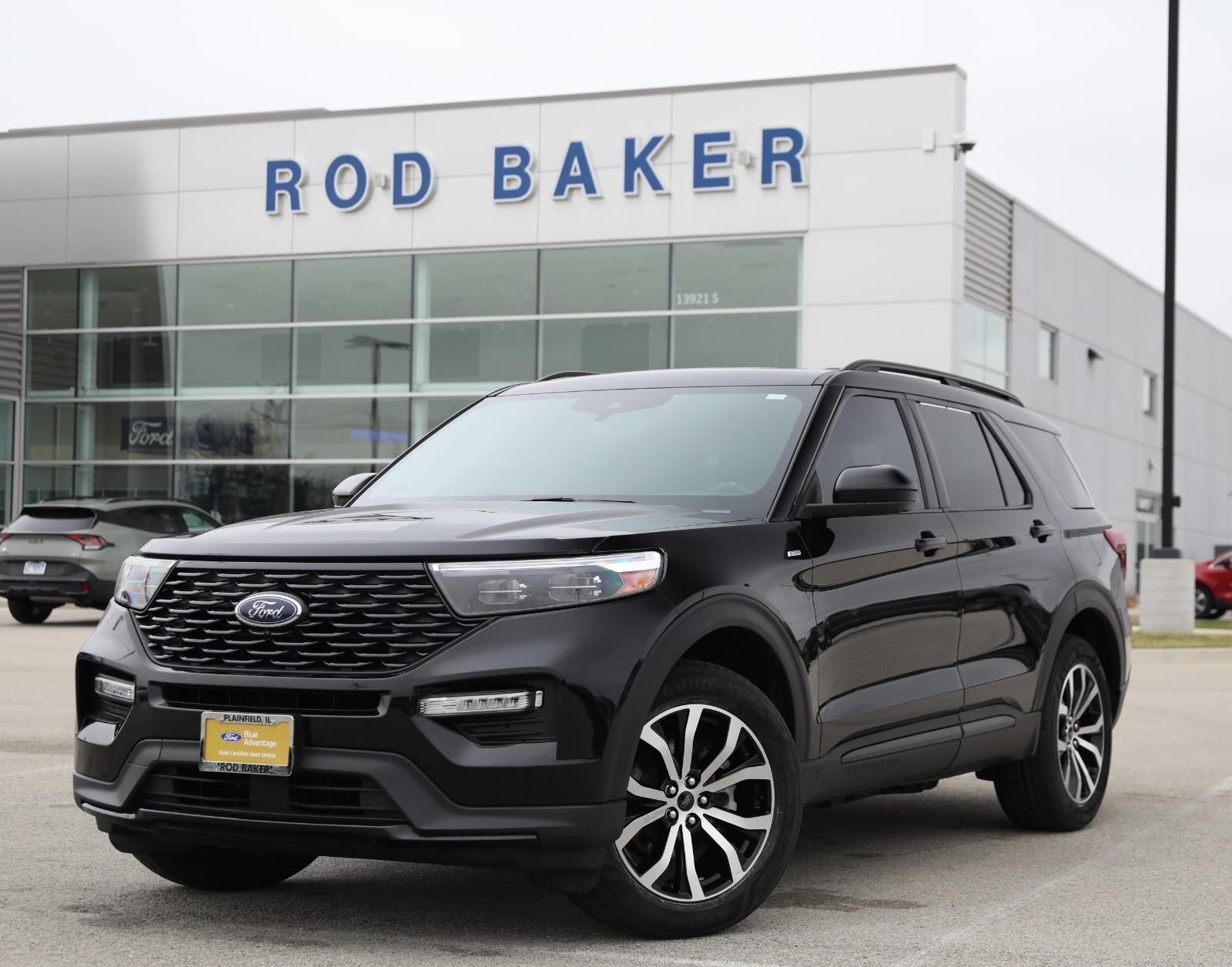 Agate Black 2022 Ford Explorer ST-Line AWD SUV / Crossover All-Wheel Drive Automatic