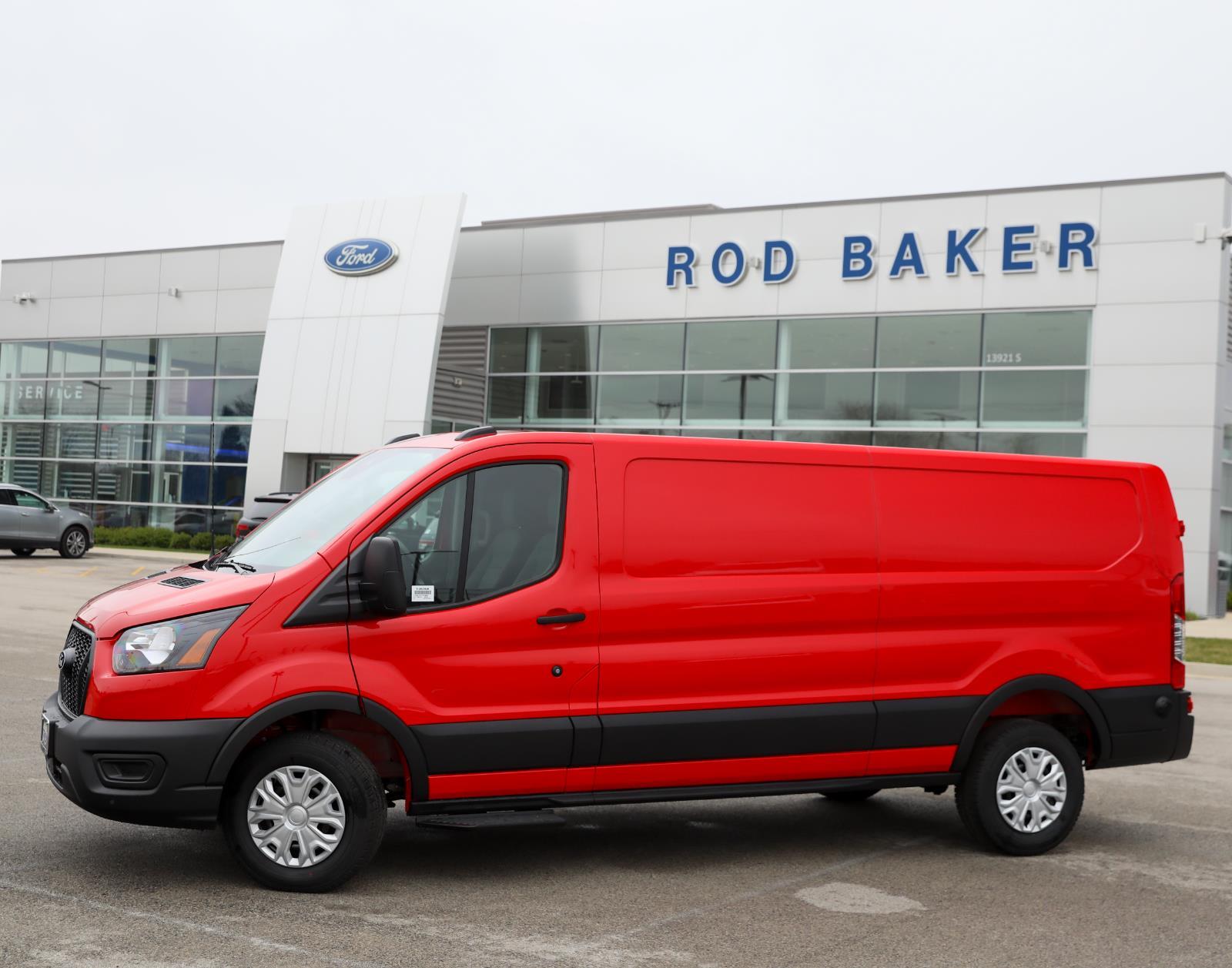 Race Red 2026 Ford Transit Cargo 250 Low Roof RWD Van Rear-Wheel Drive