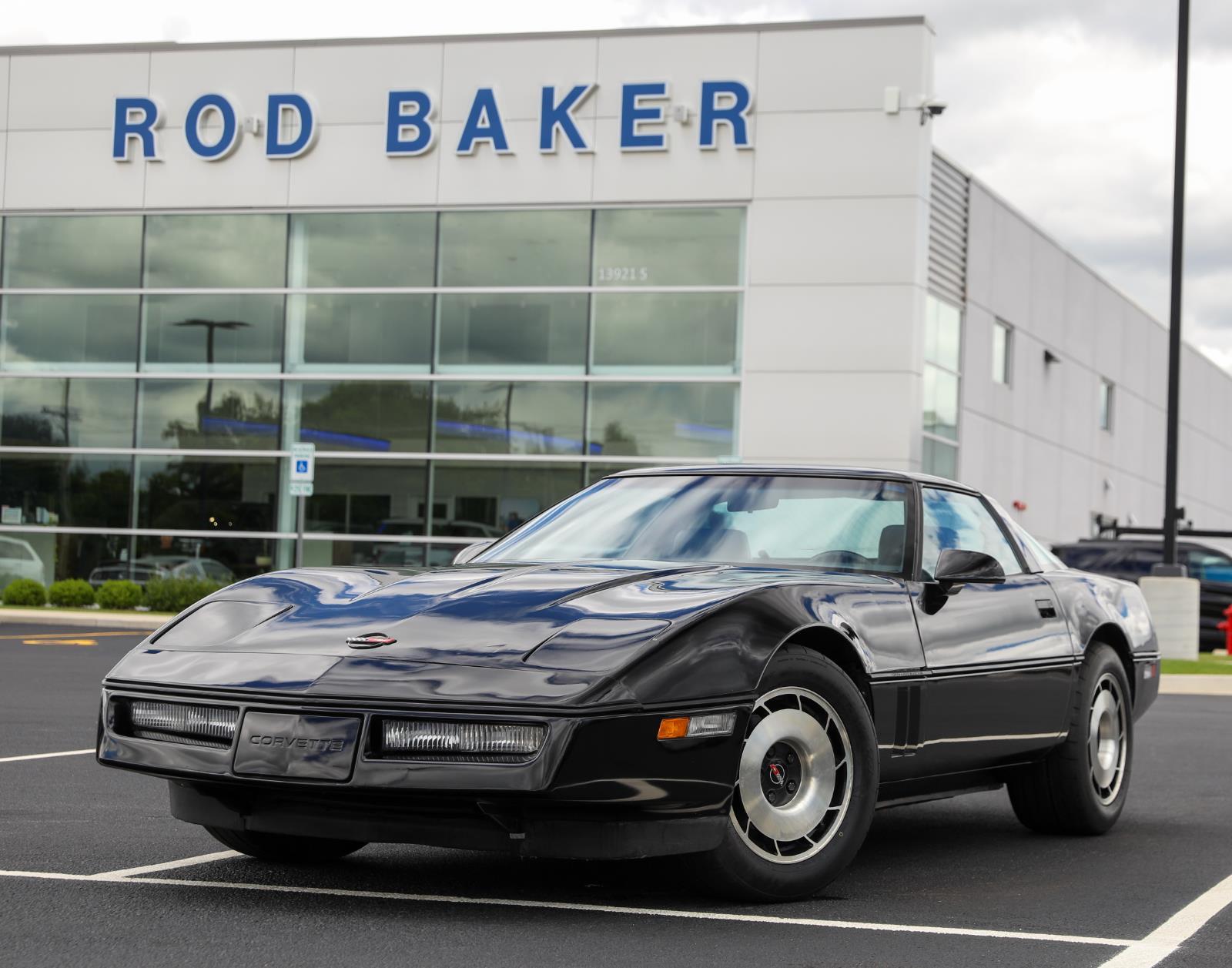 Black 1984 Chevrolet Corvette Coupe Rear-Wheel Drive 