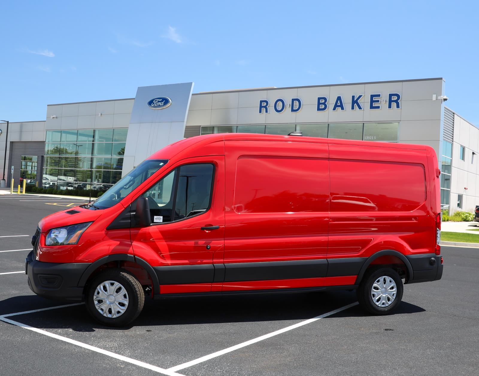Race Red 2026 Ford Transit Cargo Van Rear-Wheel Drive