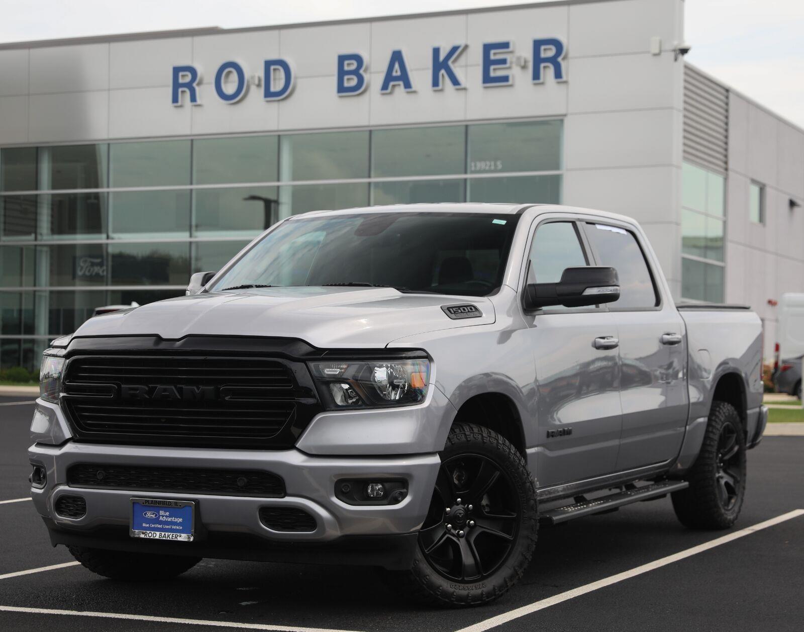 Billet Silver Metallic Clearcoat 2021 RAM 1500 Pickup Truck Four-Wheel Drive 8-Speed Automatic