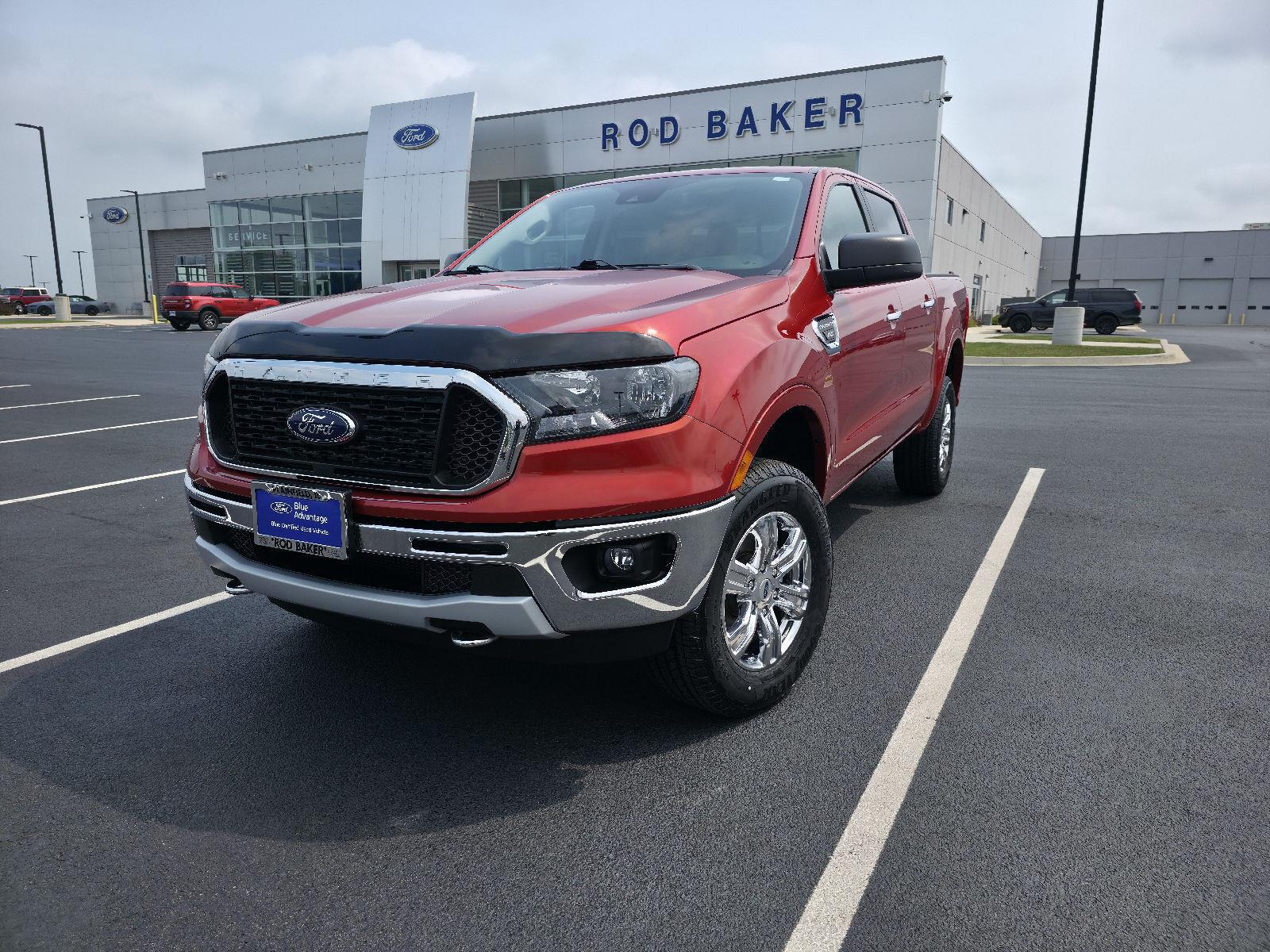 Hot Pepper Red Metallic Tinted Clearcoat 2022 Ford Ranger Pickup Truck Four-Wheel Drive Automatic