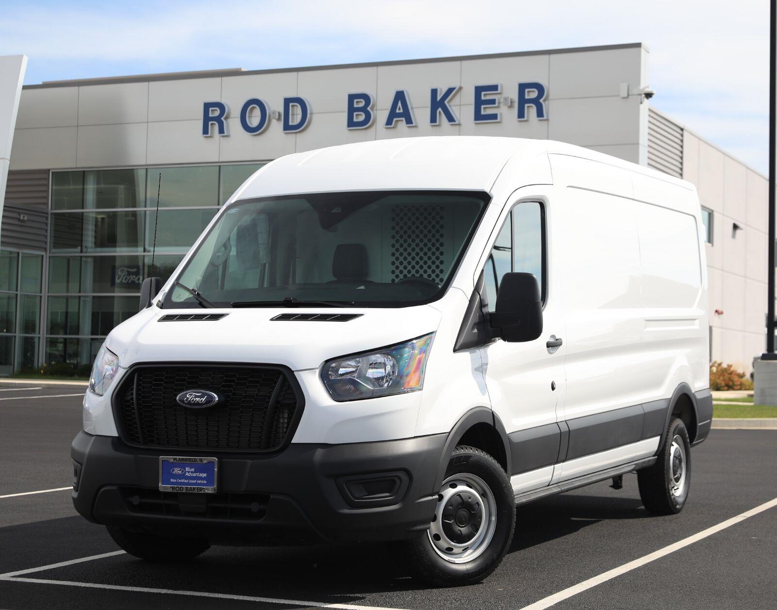 Oxford White 2025 Ford Transit Cargo Van Rear-Wheel Drive