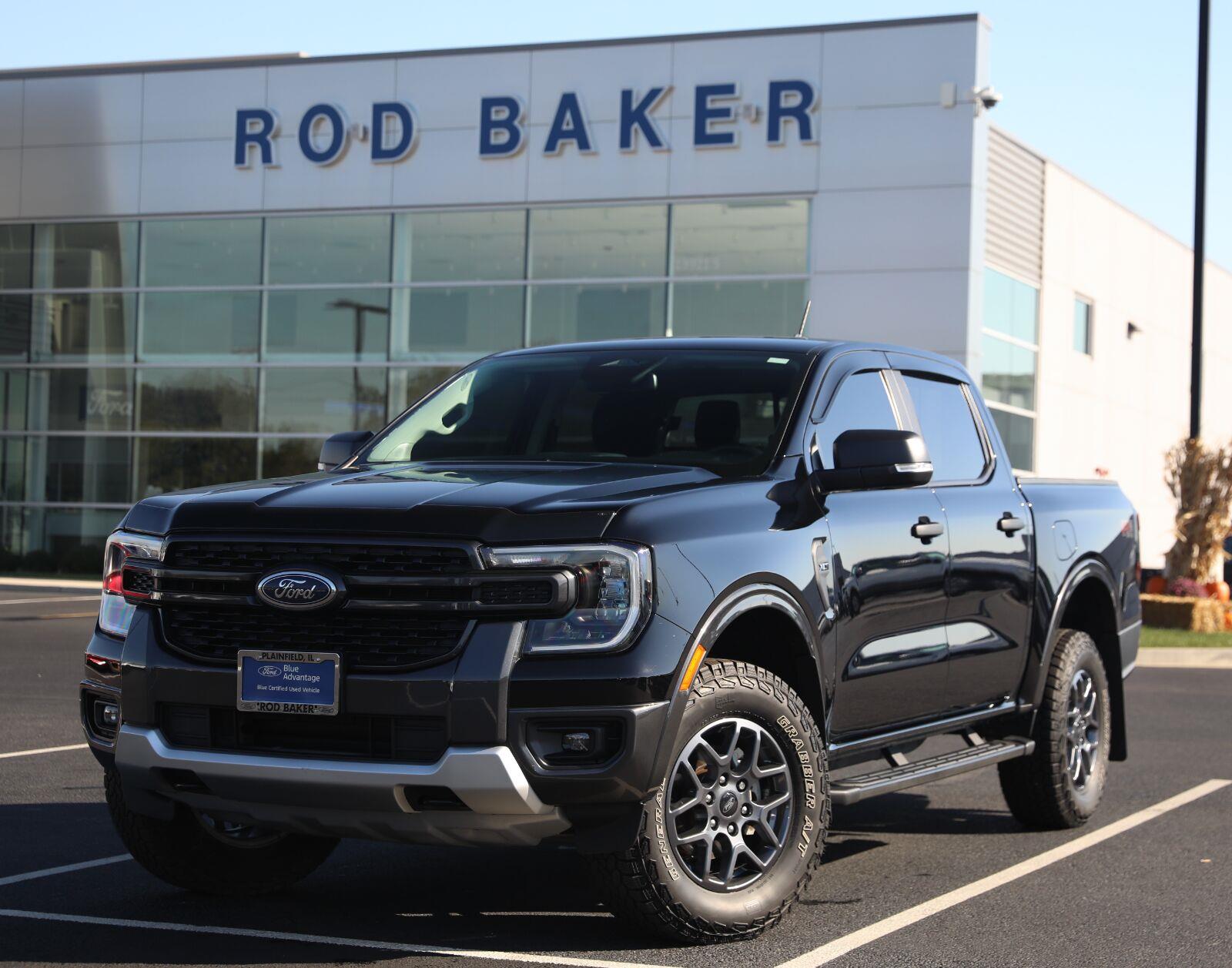 Shadow Black 2024 Ford Ranger Pickup Truck Four-Wheel Drive Automatic
