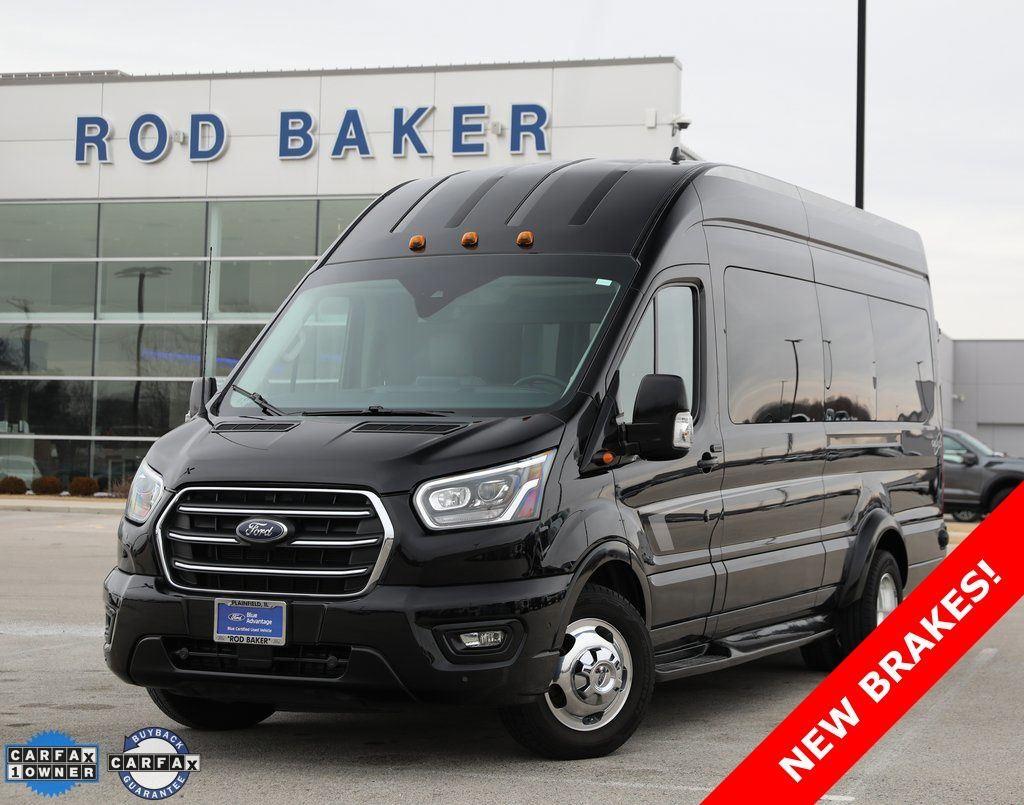 2020 Ford Transit Passenger 350 HD XLT Extended High Roof LWB DRW AWD with Sliding Passenger-Side Door