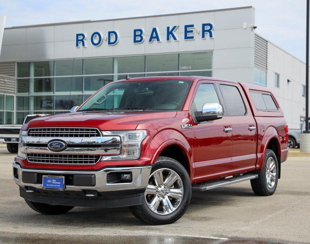Ruby Red Metallic Tinted Clearcoat 2019 Ford F-150 Lariat SuperCrew 4WD Pickup Truck Four-Wheel Drive Automatic