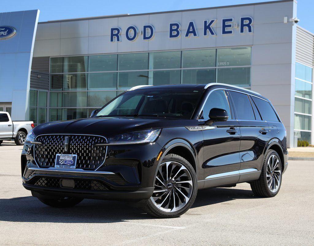 Infinite Black Metallic Clearcoat 2025 Lincoln Aviator Reserve AWD SUV / Crossover All-Wheel Drive Automatic