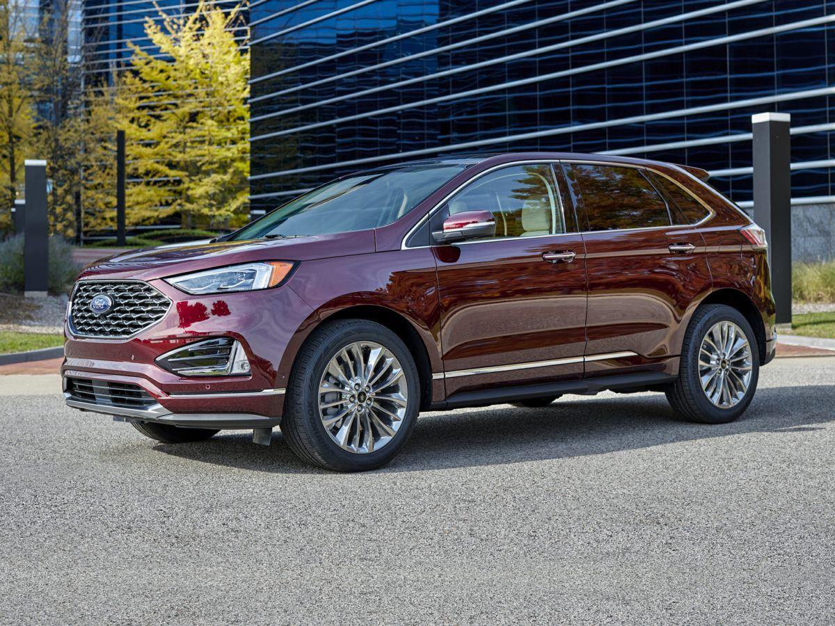 Rapid Red Metallic Tinted Clearcoat 2022 Ford Edge SEL AWD SUV / Crossover All-Wheel Drive 8-Speed Automatic