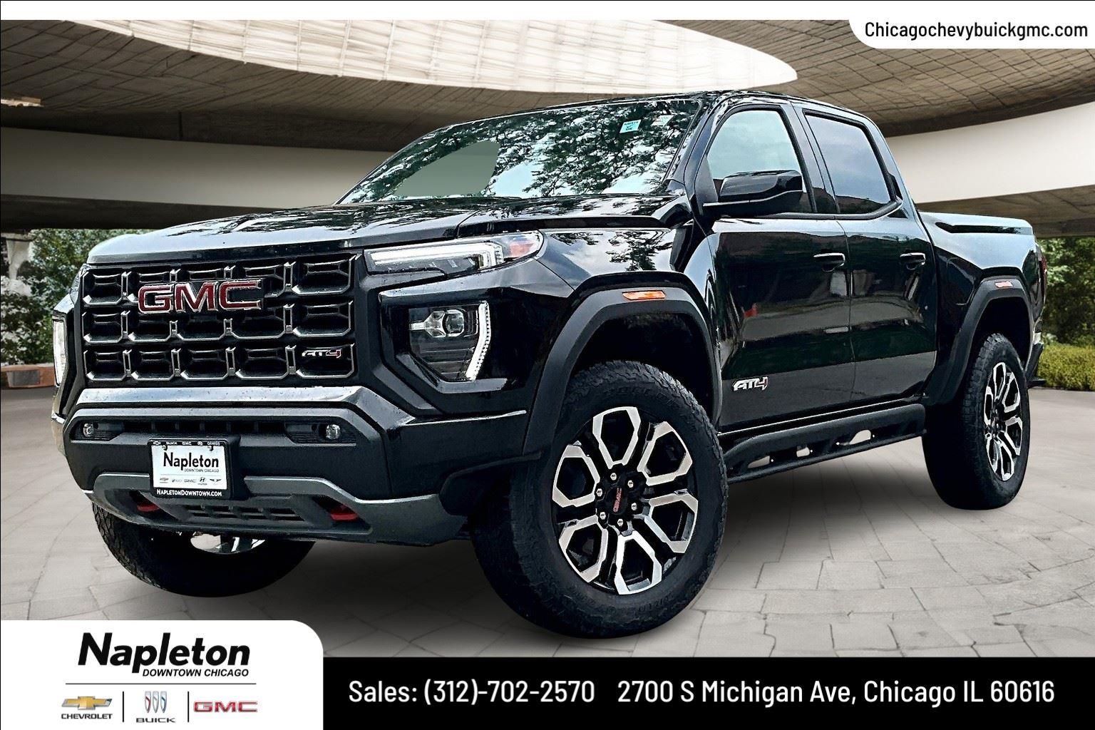 Onyx Black 2025 GMC Canyon Pickup Truck Four-Wheel Drive 8-Speed Automatic