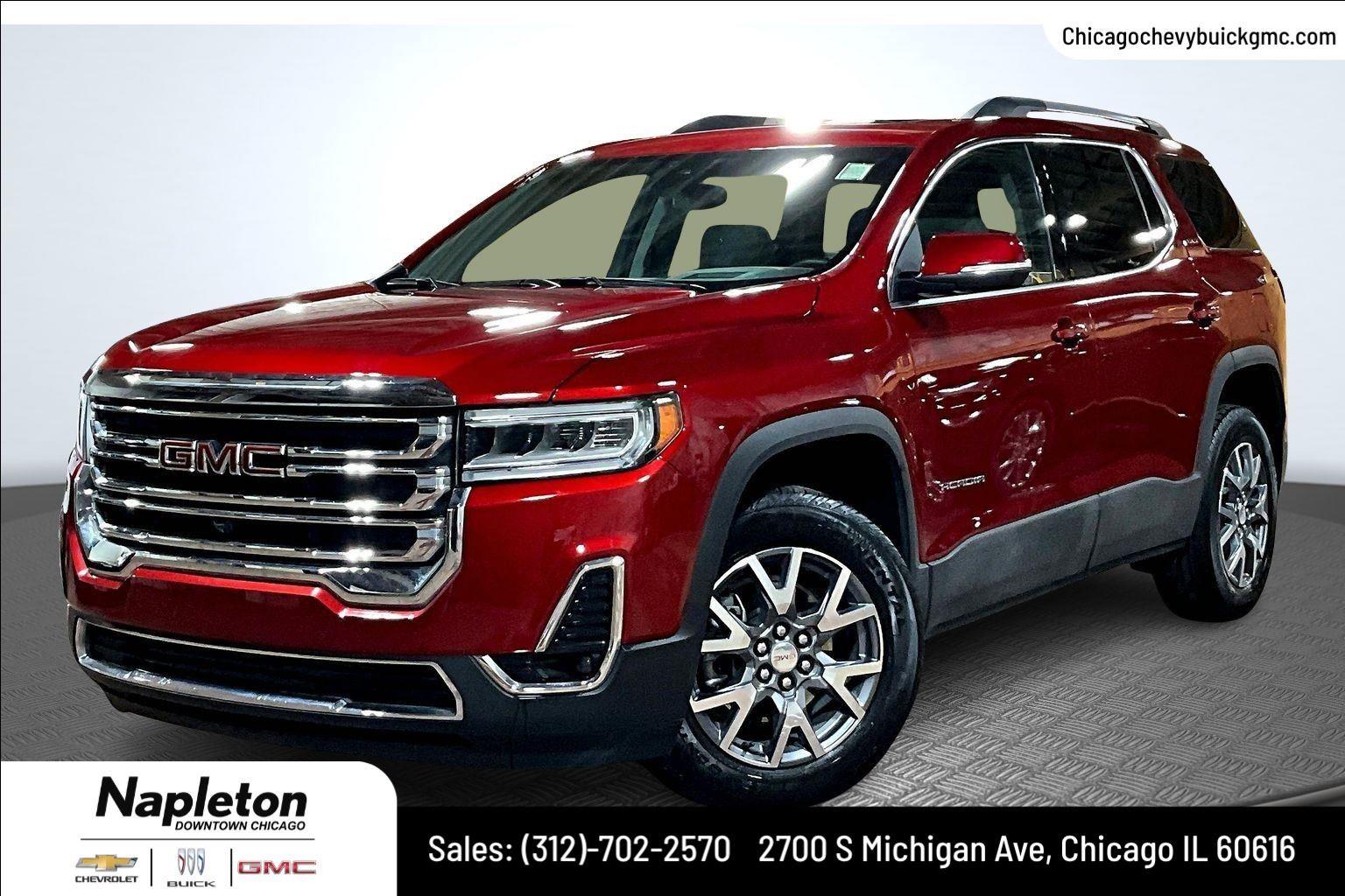 Volcanic Red Tintcoat 2023 GMC Acadia SUV / Crossover Four-Wheel Drive 9-Speed Automatic