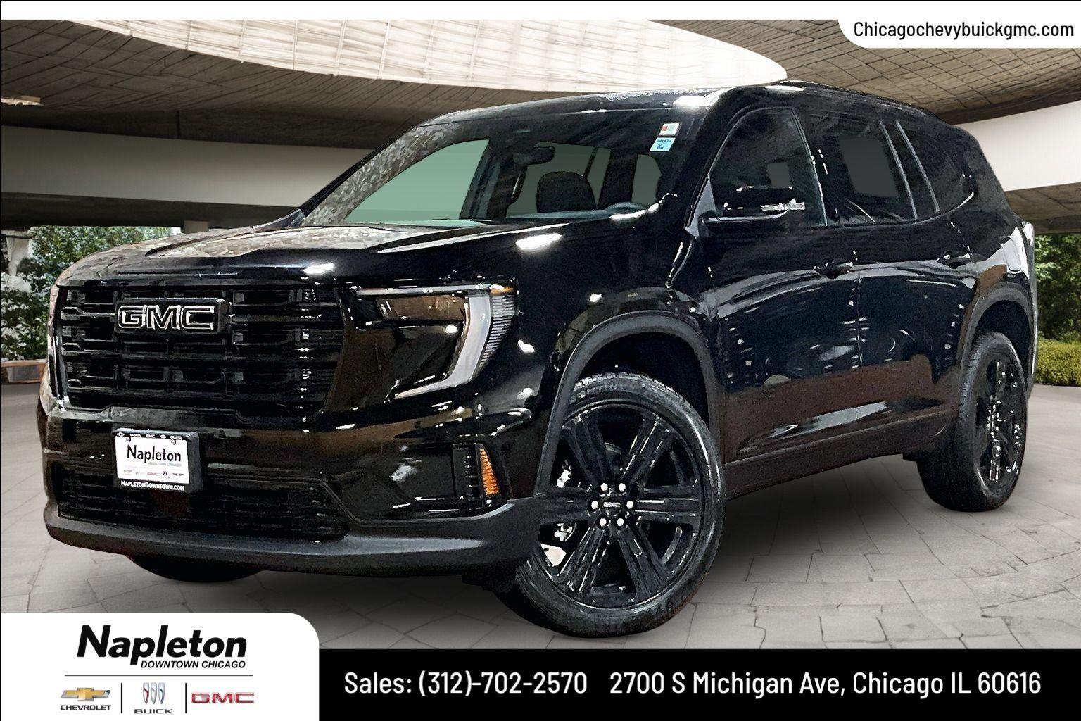 Black (Ebony Twilight Metallic) 2026 GMC Acadia SUV / Crossover Four-Wheel Drive 8-Speed Automatic