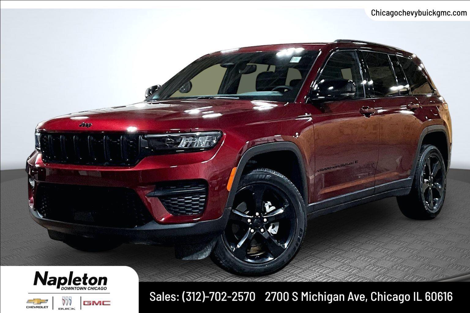 Velvet Red Pearlcoat 2023 Jeep Grand Cherokee SUV / Crossover Four-Wheel Drive 8-Speed Automatic