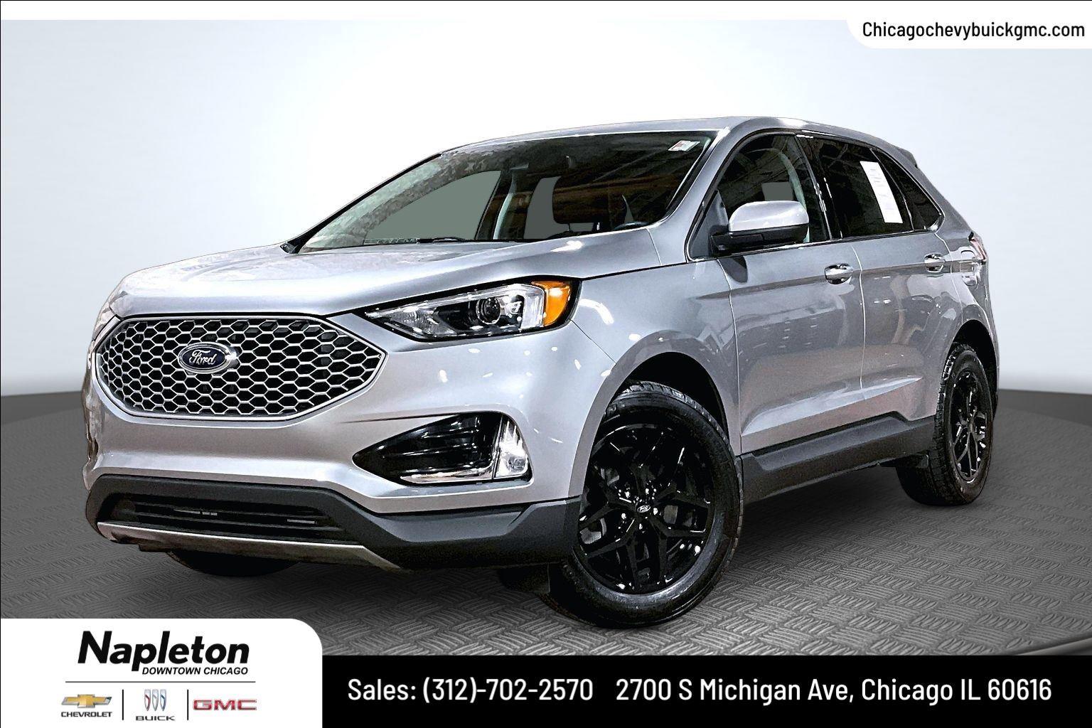 Iconic Silver Metallic 2023 Ford Edge SUV / Crossover All-Wheel Drive 8-Speed Automatic