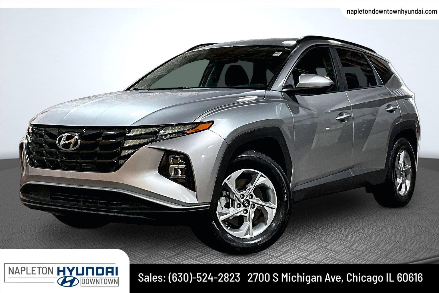 Shimmering Silver 2024 Hyundai Tucson SUV / Crossover All-Wheel Drive Automatic