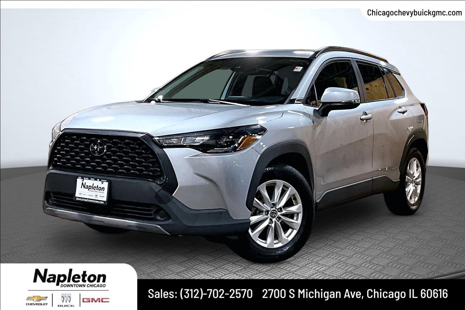 Sonic Silver 2022 Toyota Corolla Cross SUV / Crossover All-Wheel Drive Continuously Variable Transmission
