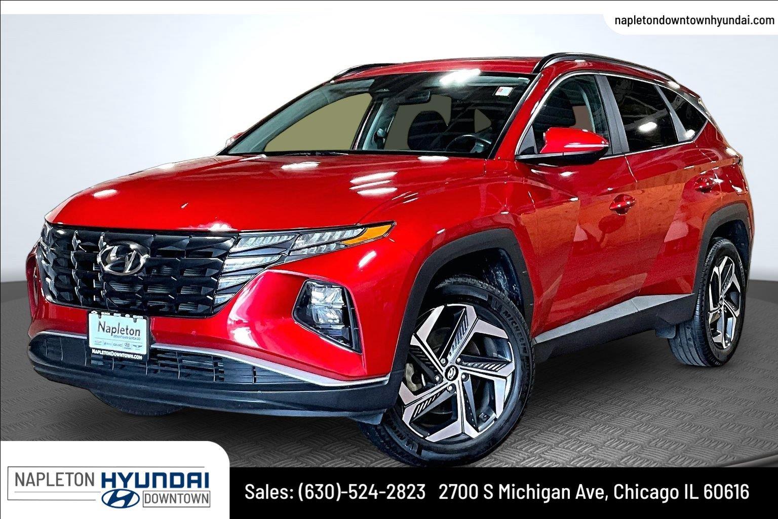 Calypso Red 2022 Hyundai Tucson SUV / Crossover All-Wheel Drive Automatic