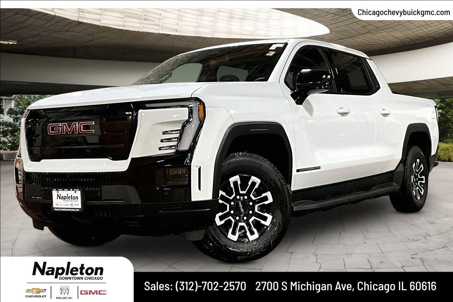 Summit White 2026 GMC Sierra EV Pickup Truck All-Wheel Drive Automatic